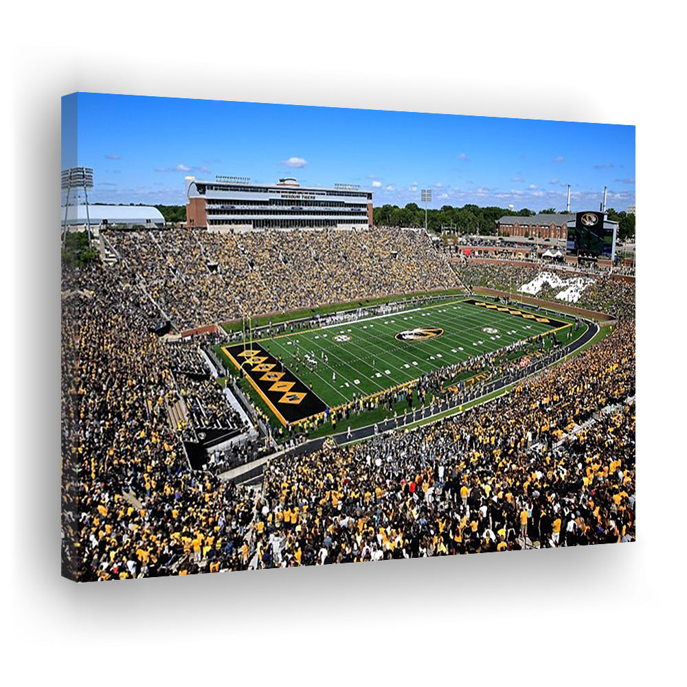 Faurot field at Memorial Stadium, Stadium Canvas, Sport Art, Gift for him, Man Cave Decor, Art Print, Canvas Print Wall Art