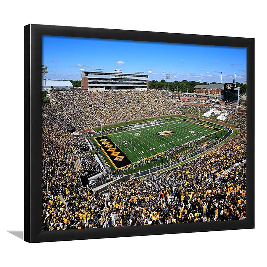 Faurot field at Memorial Stadium, Stadium Canvas, Sport Art, Gift for him, Framed Art Print Wall Decor, Picture Framed