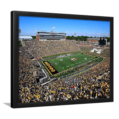 Faurot field at Memorial Stadium, Stadium Canvas, Sport Art, Gift for him, Framed Art Print Wall Decor, Picture Framed
