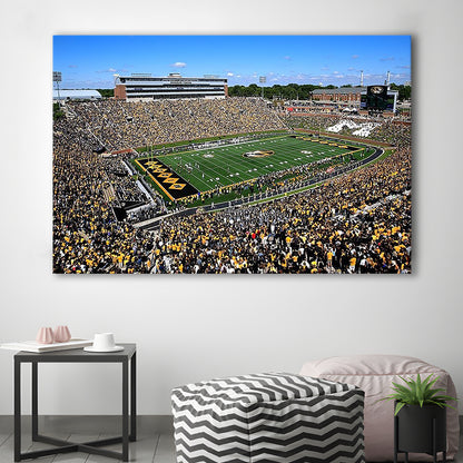 Faurot field at Memorial Stadium, Stadium Canvas, Sport Art, Gift for him, Man Cave Decor, Art Print, Canvas Print Wall Art