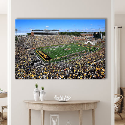 Faurot field at Memorial Stadium, Stadium Canvas, Sport Art, Gift for him, Man Cave Decor, Art Print, Canvas Print Wall Art
