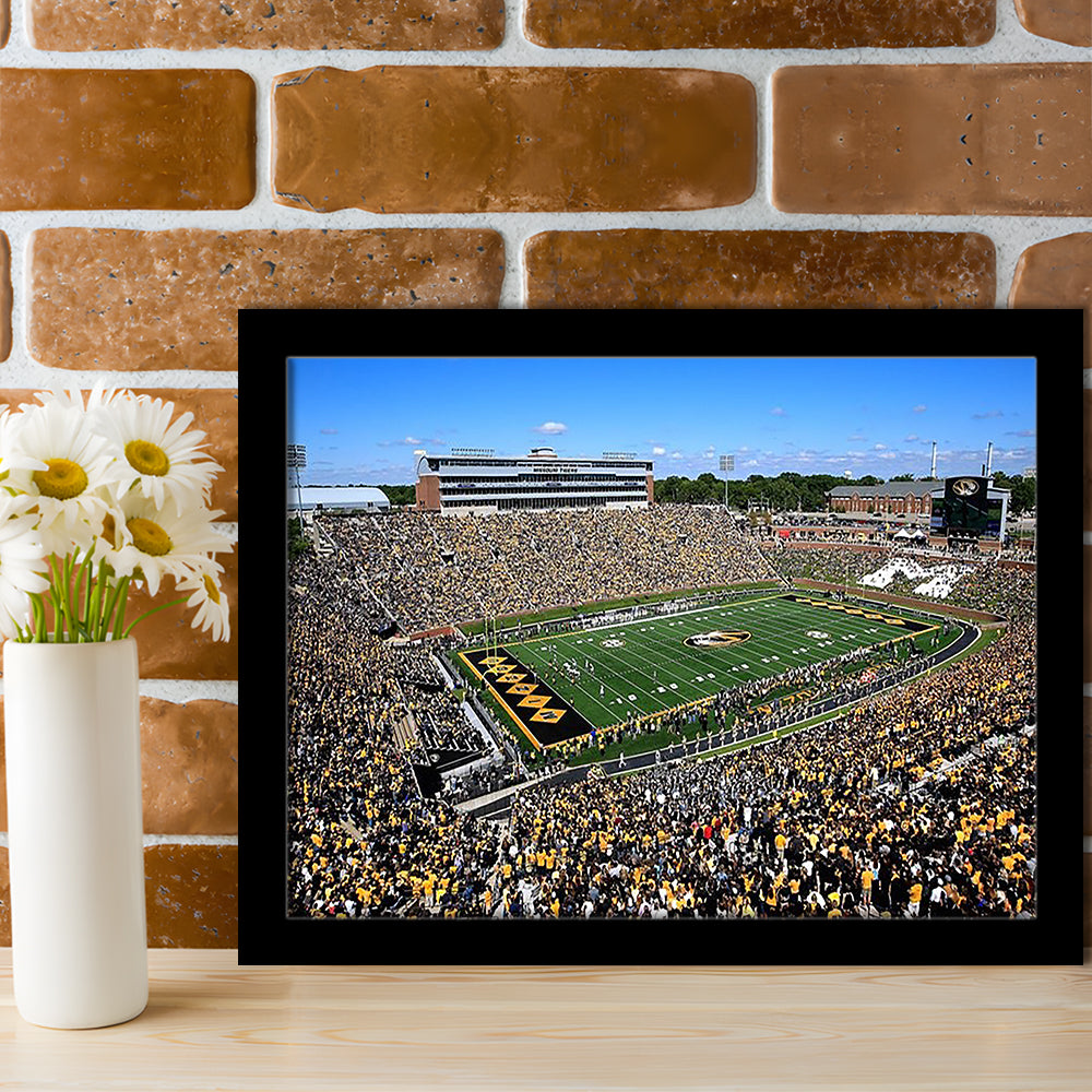 Faurot field at Memorial Stadium, Stadium Canvas, Sport Art, Gift for him, Framed Art Print Wall Decor, Picture Framed