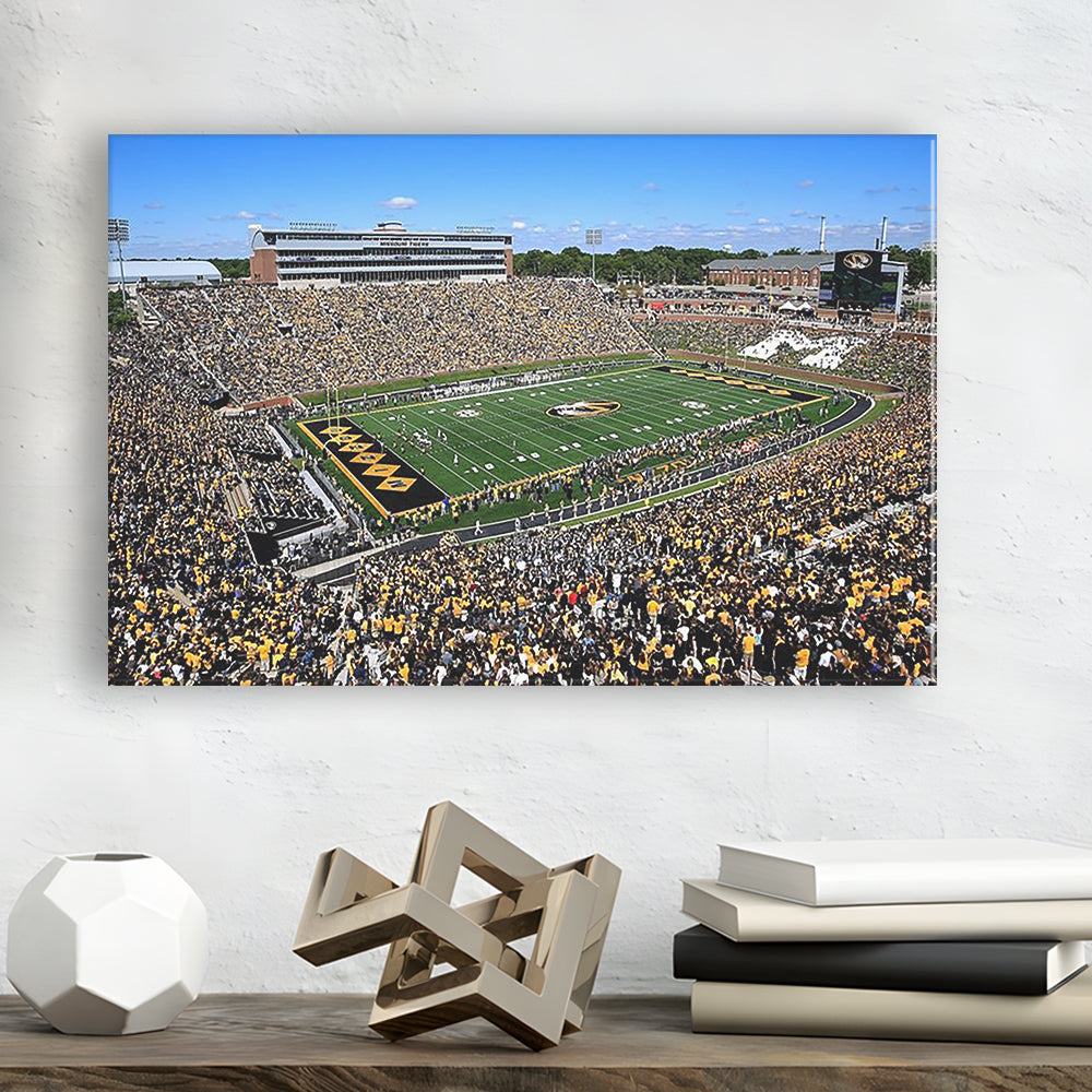 Faurot field at Memorial Stadium, Stadium Canvas, Sport Art, Gift for him, Man Cave Decor, Art Print, Canvas Print Wall Art
