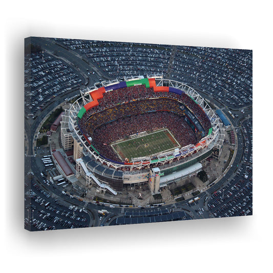 Fedex Field Aerial View, Stadium Canvas, Sport Art, Gift for him, Man Cave Decor, Art Print, Canvas Print Wall Art