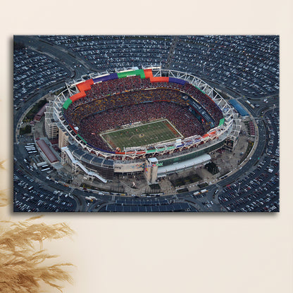Fedex Field Aerial View, Stadium Canvas, Sport Art, Gift for him, Man Cave Decor, Art Print, Canvas Print Wall Art