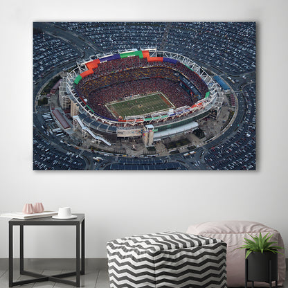 Fedex Field Aerial View, Stadium Canvas, Sport Art, Gift for him, Man Cave Decor, Art Print, Canvas Print Wall Art