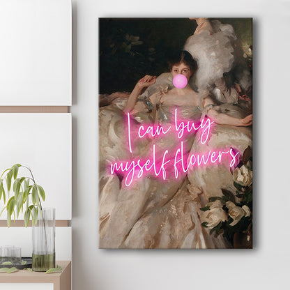 Feminist Altered Wall Art Print, Altered Art,Neon Print, Canvas Prints Wall Art