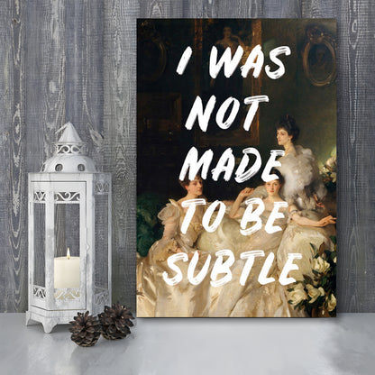 Feminist Print, Canvas Art Print Decor, Painting Art, Canvas Prints Wall Art