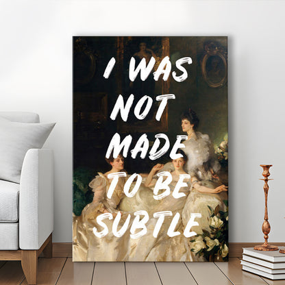 Feminist Print, Canvas Art Print Decor, Painting Art, Canvas Prints Wall Art