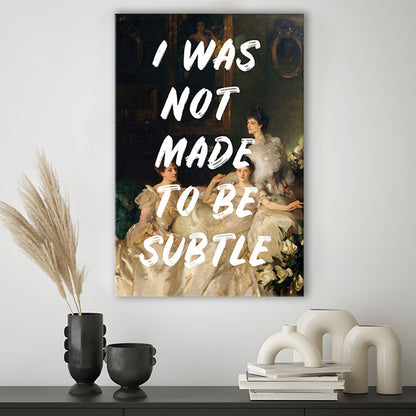 Feminist Print, Canvas Art Print Decor, Painting Art, Canvas Prints Wall Art