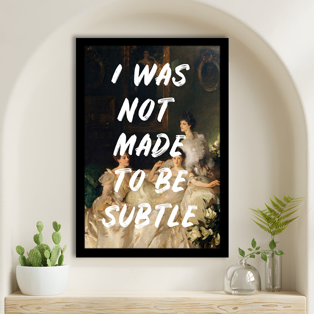 Feminist Print, Framed Picture Print,, Framed Art Prints Wall Decor