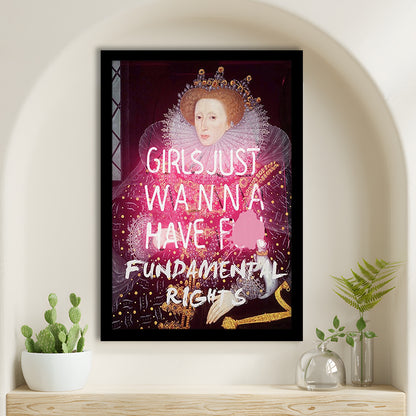 Feminist Wall Art Print, Feminist Wall Art, Gift For Her, Quote Print, Feminist Gifts, Framed Art Prints Wall Decor