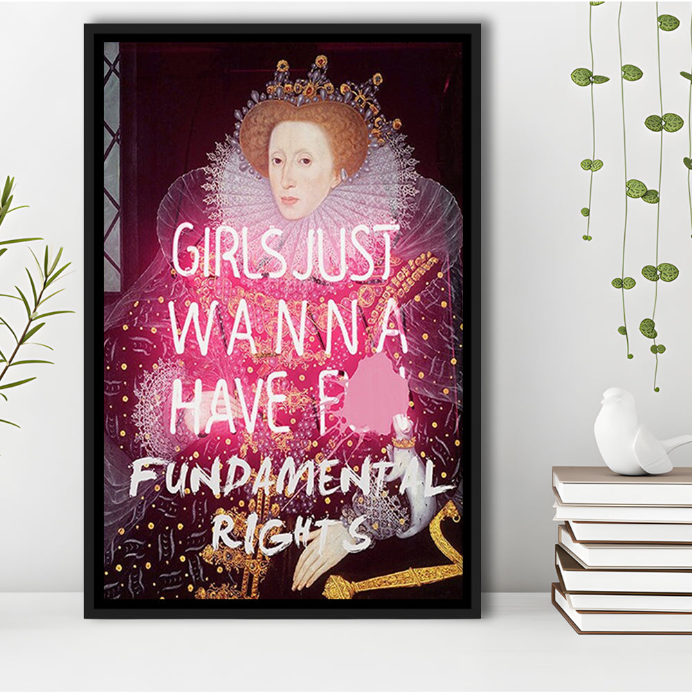 Feminist Wall Art Print, Feminist Wall Art, Gift For Her, Quote Print, Feminist Gifts, Framed Canvas Prints Wall Art