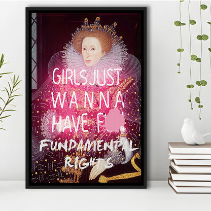 Feminist Wall Art Print, Feminist Wall Art, Gift For Her, Quote Print, Feminist Gifts, Framed Canvas Prints Wall Art