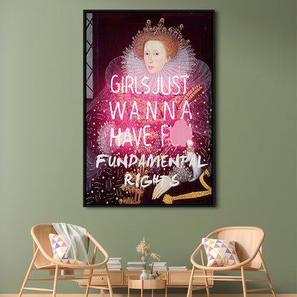 Feminist Wall Art Print, Feminist Wall Art, Gift For Her, Quote Print, Feminist Gifts, Framed Canvas Prints Wall Art