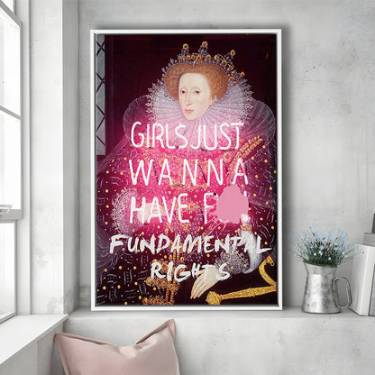 Feminist Wall Art Print, Feminist Wall Art, Gift For Her, Quote Print, Feminist Gifts, Framed Canvas Prints Wall Art