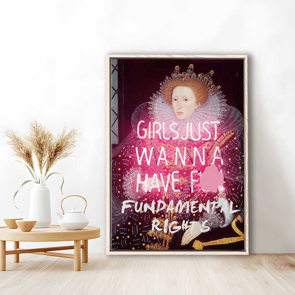 Feminist Wall Art Print, Feminist Wall Art, Gift For Her, Quote Print, Feminist Gifts, Framed Canvas Prints Wall Art