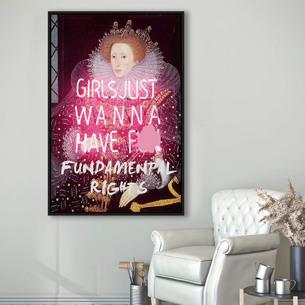 Feminist Wall Art Print, Feminist Wall Art, Gift For Her, Quote Print, Feminist Gifts, Framed Canvas Prints Wall Art