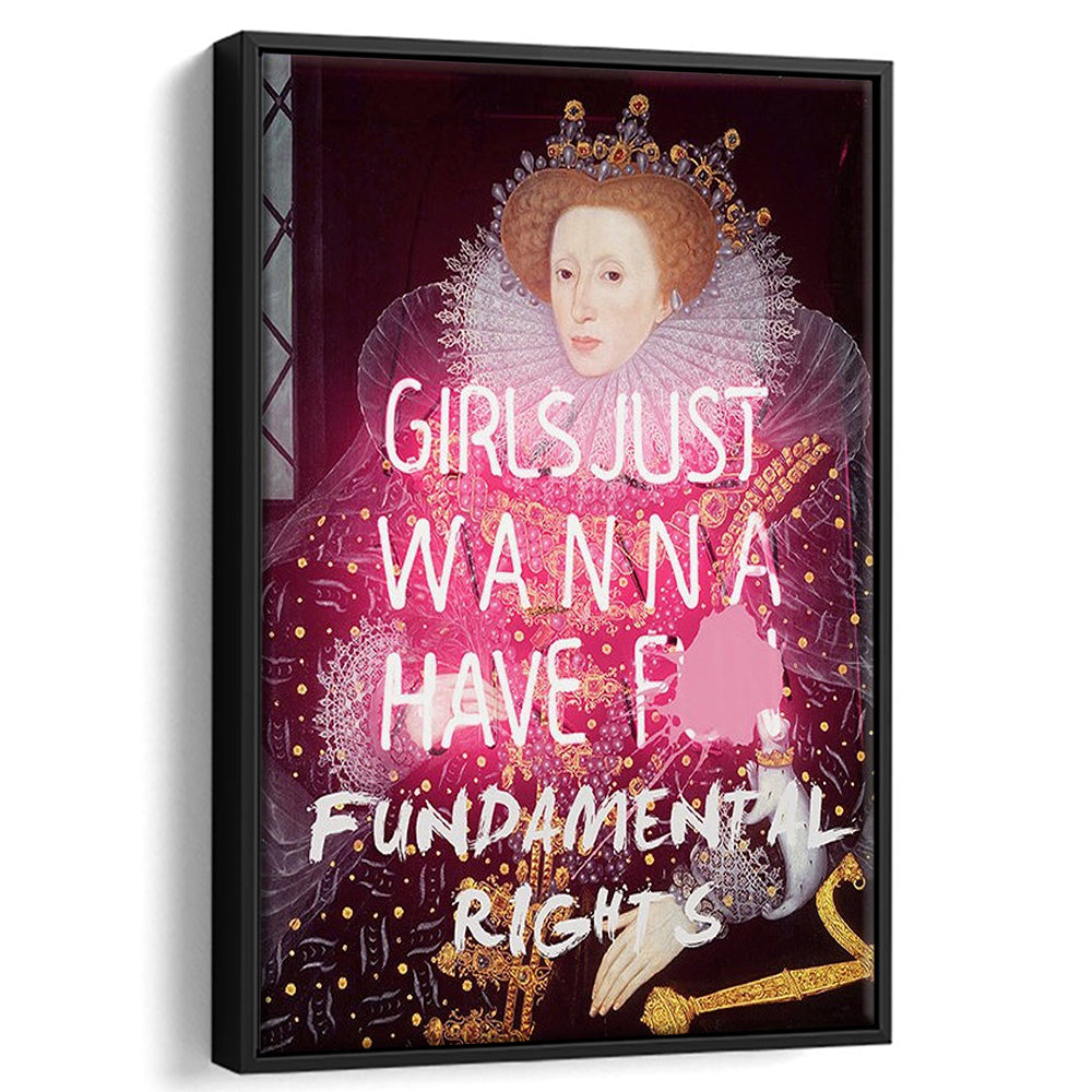 Feminist Wall Art Print, Feminist Wall Art, Gift For Her, Quote Print, Feminist Gifts, Framed Canvas Prints Wall Art