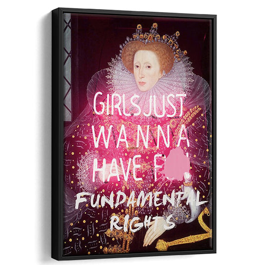 Feminist Wall Art Print, Feminist Wall Art, Gift For Her, Quote Print, Feminist Gifts, Framed Canvas Prints Wall Art