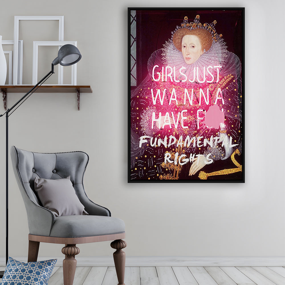 Feminist Wall Art Print, Feminist Wall Art, Gift For Her, Quote Print, Feminist Gifts, Framed Canvas Prints Wall Art