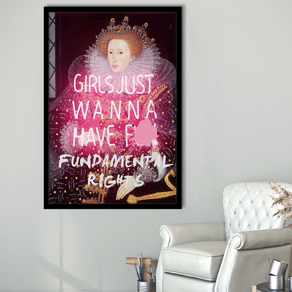 Feminist Wall Art Print, Feminist Wall Art, Gift For Her, Quote Print, Feminist Gifts, Framed Art Prints Wall Decor
