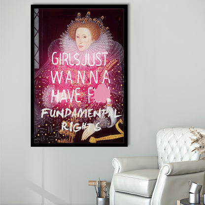 Feminist Wall Art Print, Feminist Wall Art, Gift For Her, Quote Print, Feminist Gifts, Framed Art Prints Wall Decor