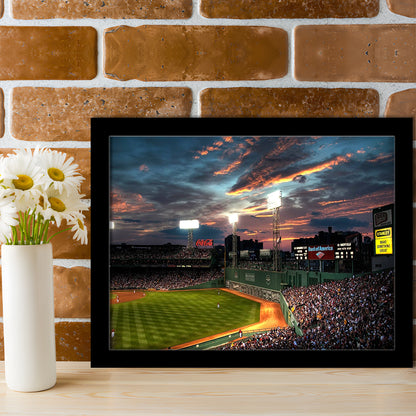 Fenway Park Boston Massachusetts, Stadium Canvas, Sport Art, Gift for him, Framed Art Print Wall Decor, Picture Framed