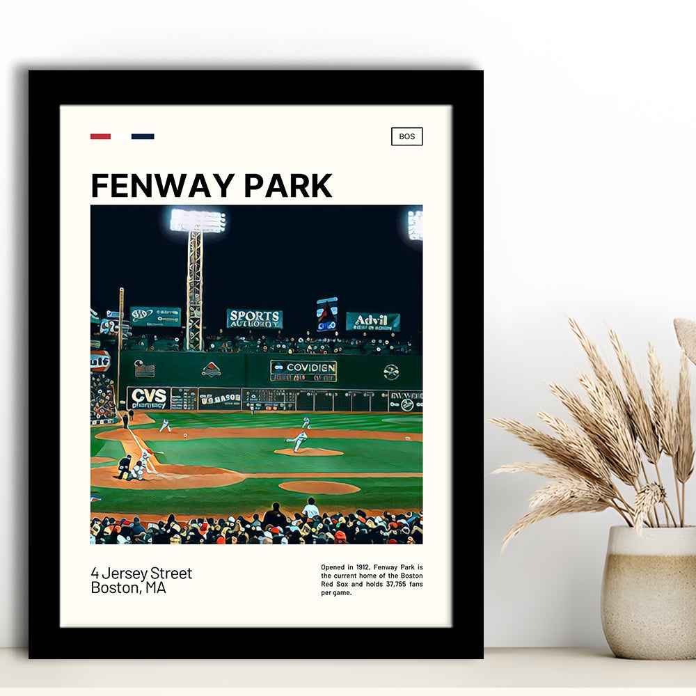 Fenway Park Print,  Stadium Art, Gifts for him, Sport Art, Framed Art Print Wall Decor