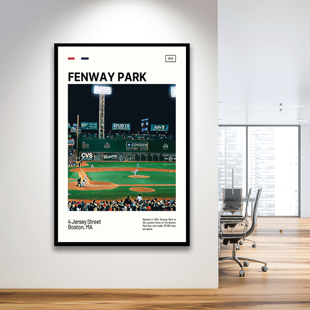 Fenway Park Print,  Stadium Art, Gifts for him, Sport Art, Framed Art Print Wall Decor