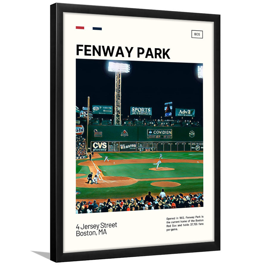 Fenway Park Print,  Stadium Art, Gifts for him, Sport Art, Framed Art Print Wall Decor