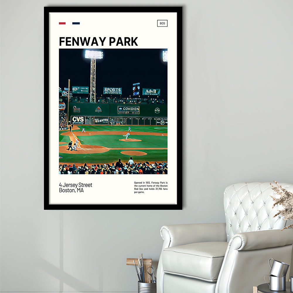 Fenway Park Print,  Stadium Art, Gifts for him, Sport Art, Framed Art Print Wall Decor