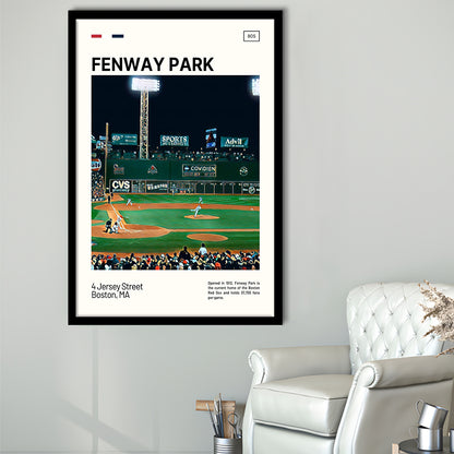 Fenway Park Print,  Stadium Art, Gifts for him, Sport Art, Framed Art Print Wall Decor