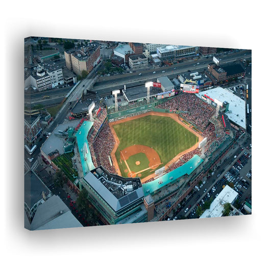 Fenway Park Top View, Stadium Canvas, Sport Art, Gift for him, Man Cave Decor, Art Print, Canvas Print Wall Art