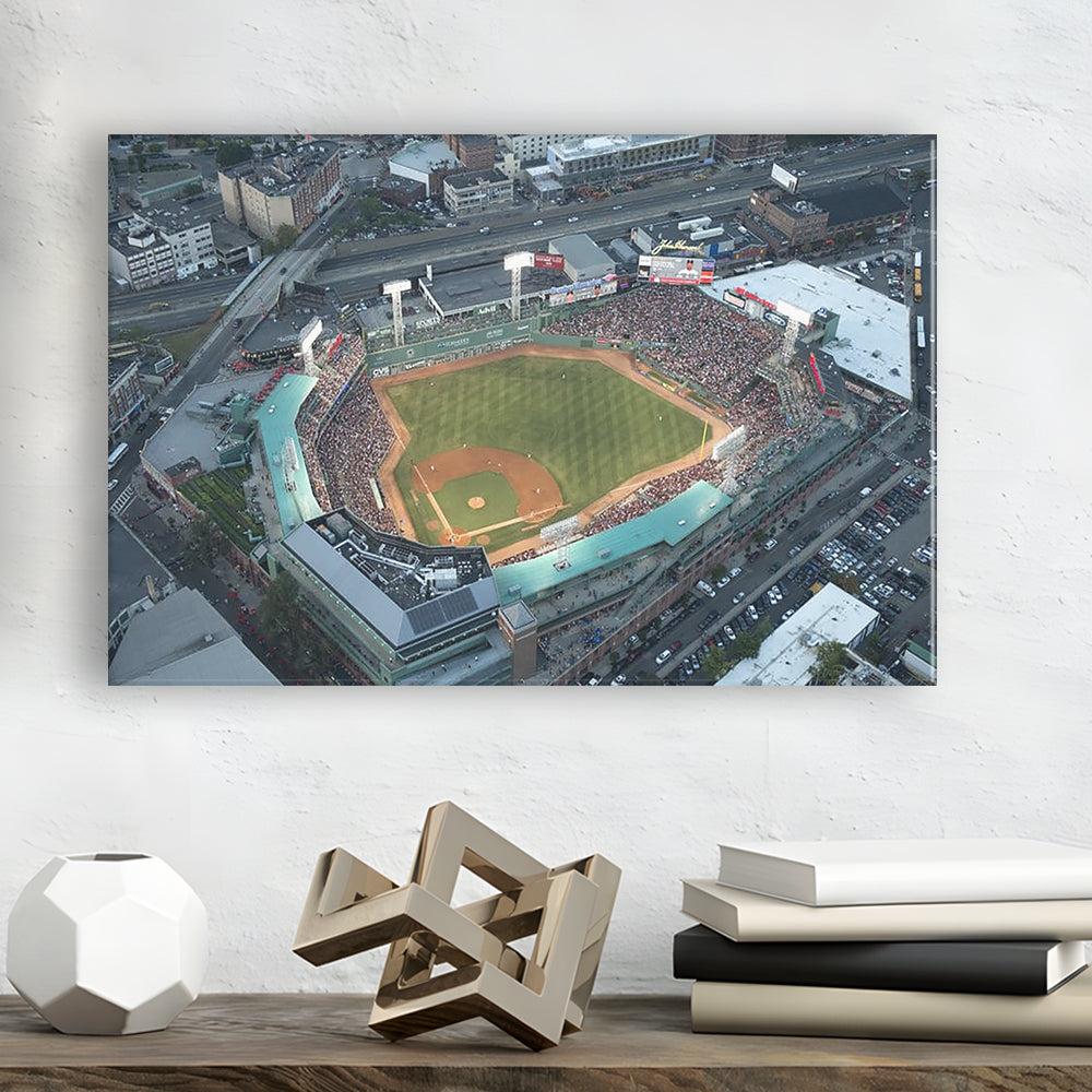 Fenway Park Top View, Stadium Canvas, Sport Art, Gift for him, Man Cave Decor, Art Print, Canvas Print Wall Art