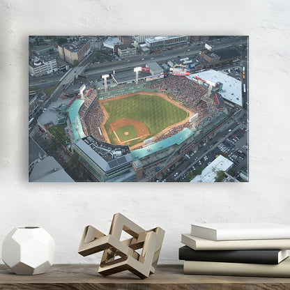 Fenway Park Top View, Stadium Canvas, Sport Art, Gift for him, Man Cave Decor, Art Print, Canvas Print Wall Art