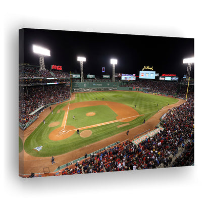 Fenway Park in Boston, Stadium Canvas, Sport Art, Gift for him, Man Cave Decor, Art Print, Canvas Print Wall Art