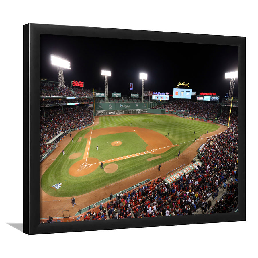 Fenway Park in Boston, Stadium Canvas, Sport Art, Gift for him, Framed Art Print Wall Decor, Picture Framed