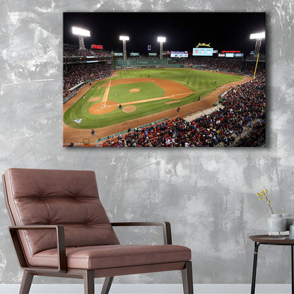 Fenway Park in Boston, Stadium Canvas, Sport Art, Gift for him, Man Cave Decor, Art Print, Canvas Print Wall Art