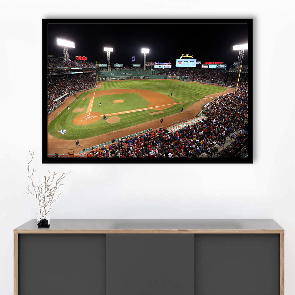 Fenway Park in Boston, Stadium Canvas, Sport Art, Gift for him, Framed Art Print Wall Decor, Picture Framed