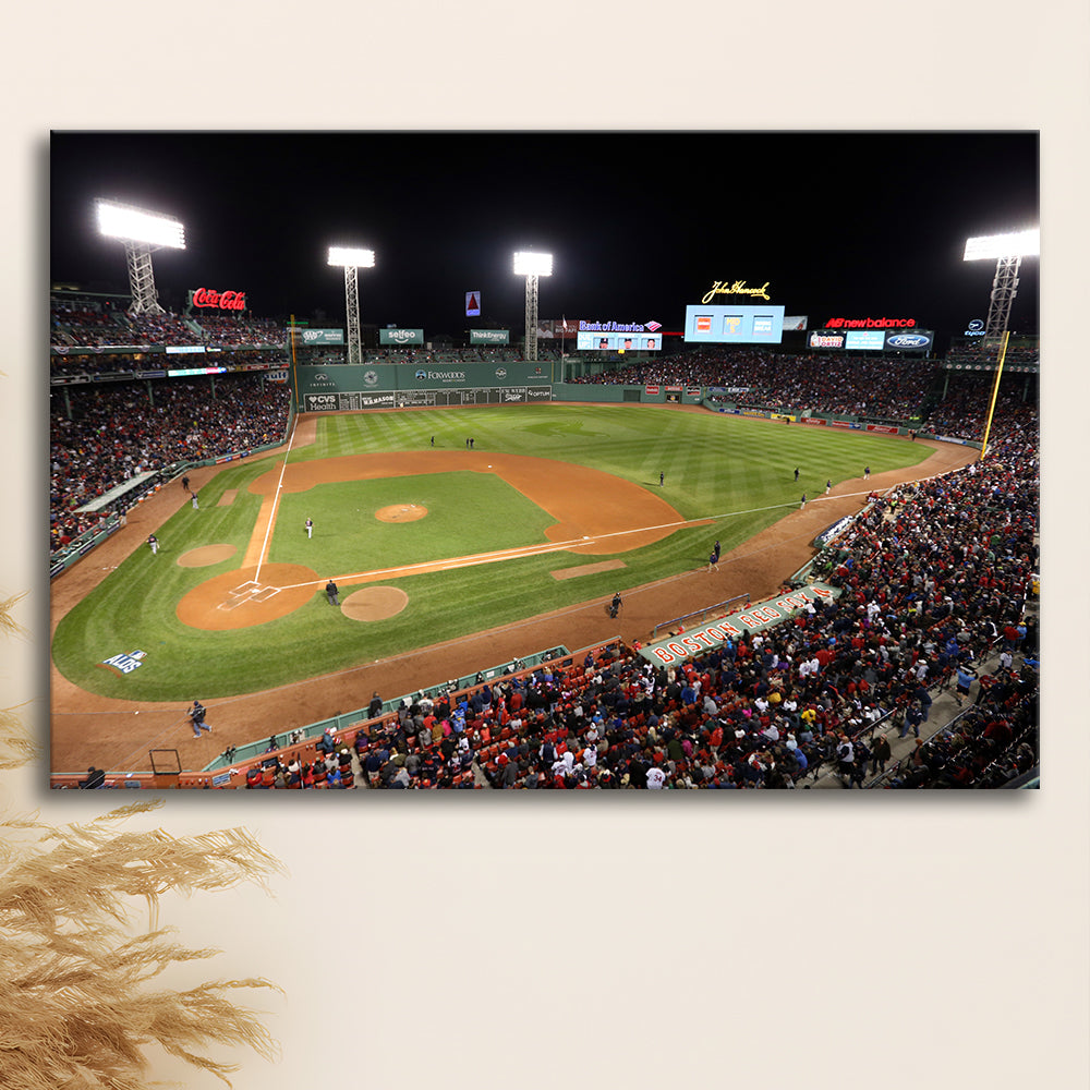 Fenway Park in Boston, Stadium Canvas, Sport Art, Gift for him, Man Cave Decor, Art Print, Canvas Print Wall Art