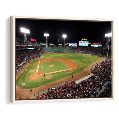 Fenway Park in Boston, Stadium Canvas, Sport Art, Framed Canvas Print Wall Art, Floating Frame