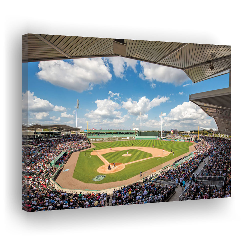 Fenway South Park in Fort Myers, Stadium Canvas, Sport Art, Gift for him, Man Cave Decor, Art Print, Canvas Print Wall Art