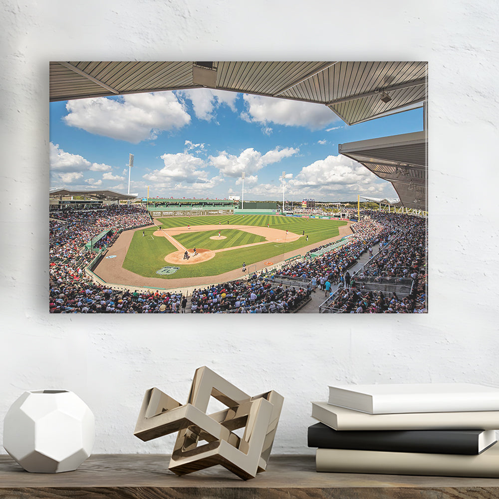Fenway South Park in Fort Myers, Stadium Canvas, Sport Art, Gift for him, Man Cave Decor, Art Print, Canvas Print Wall Art