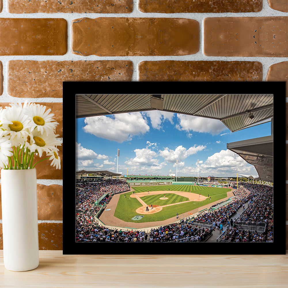 Fenway South Park in Fort Myers, Stadium Canvas, Sport Art, Gift for him, Framed Art Print Wall Decor, Picture Framed