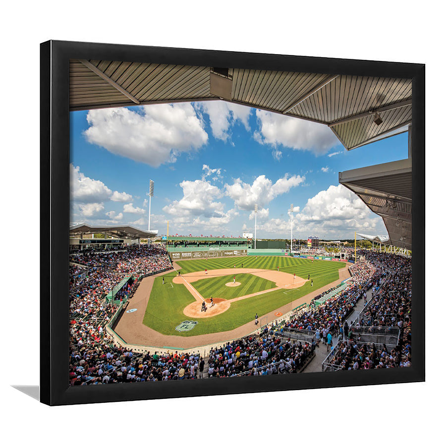 Fenway South Park in Fort Myers, Stadium Canvas, Sport Art, Gift for him, Framed Art Print Wall Decor, Picture Framed