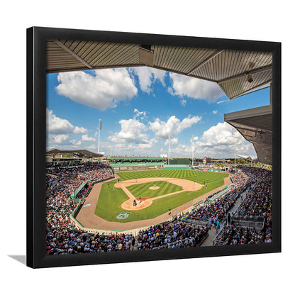 Fenway South Park in Fort Myers, Stadium Canvas, Sport Art, Gift for him, Framed Art Print Wall Decor, Picture Framed