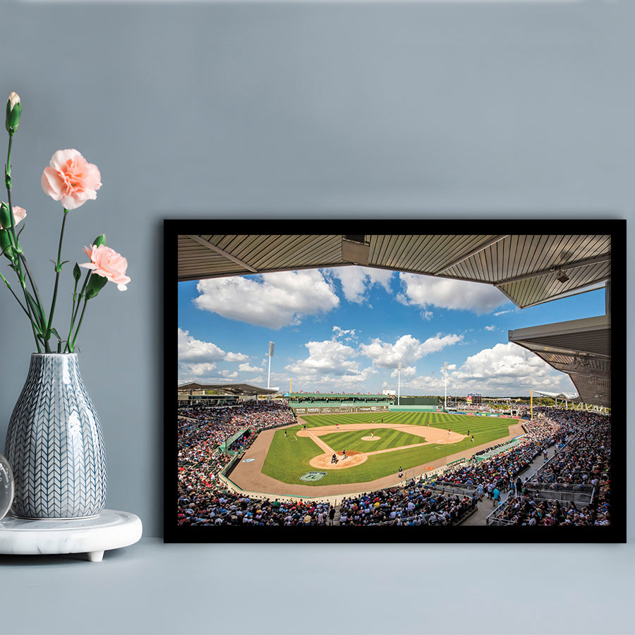 Fenway South Park in Fort Myers, Stadium Canvas, Sport Art, Gift for him, Framed Art Print Wall Decor, Picture Framed