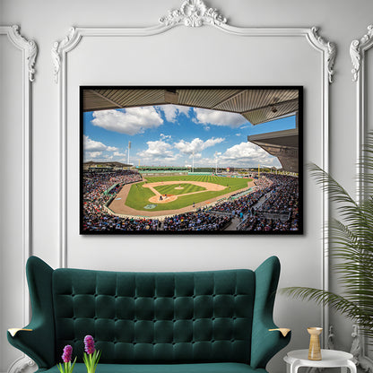 Fenway South Park in Fort Myers, Stadium Canvas, Sport Art, Gift for him, Framed Art Print Wall Decor, Picture Framed