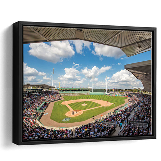 Fenway South Park in Fort Myers, Stadium Canvas, Sport Art, Framed Canvas Print Wall Art, Floating Frame